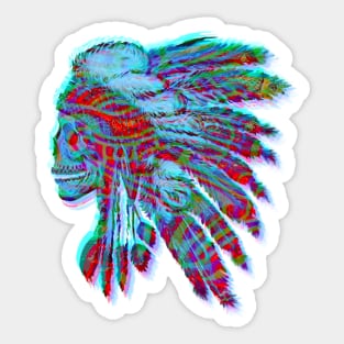 The Ghost of the Apache Chief Sticker